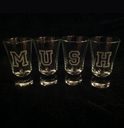 MUSH Shot Glasses
